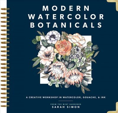 Modern Watercolor Botanicals: A Creative Workshop in Watercolor, Gouache, & Ink hind ja info | Kunstiraamatud | kaup24.ee