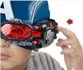 Kiiver-mask Kapten Ameerika LED-valgustusega цена и информация | Игрушки для мальчиков | kaup24.ee