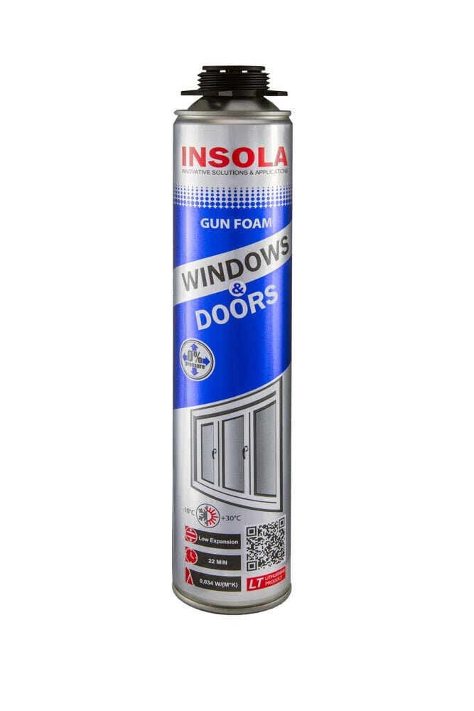 Paigaldusvaht INSOLA Windows&Doors, 750 ml. hind ja info | Isolatsiooni- ja tihendus pakkematerjal | kaup24.ee