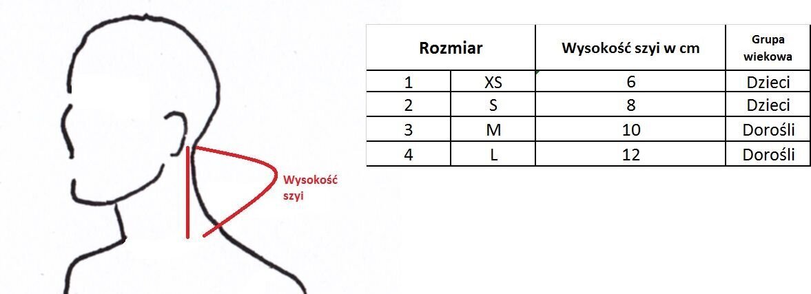 Kaelatugi TOROS-GROUP 710, must, suurus 2 цена и информация | Liigesetoed ja -kaitsmed | kaup24.ee