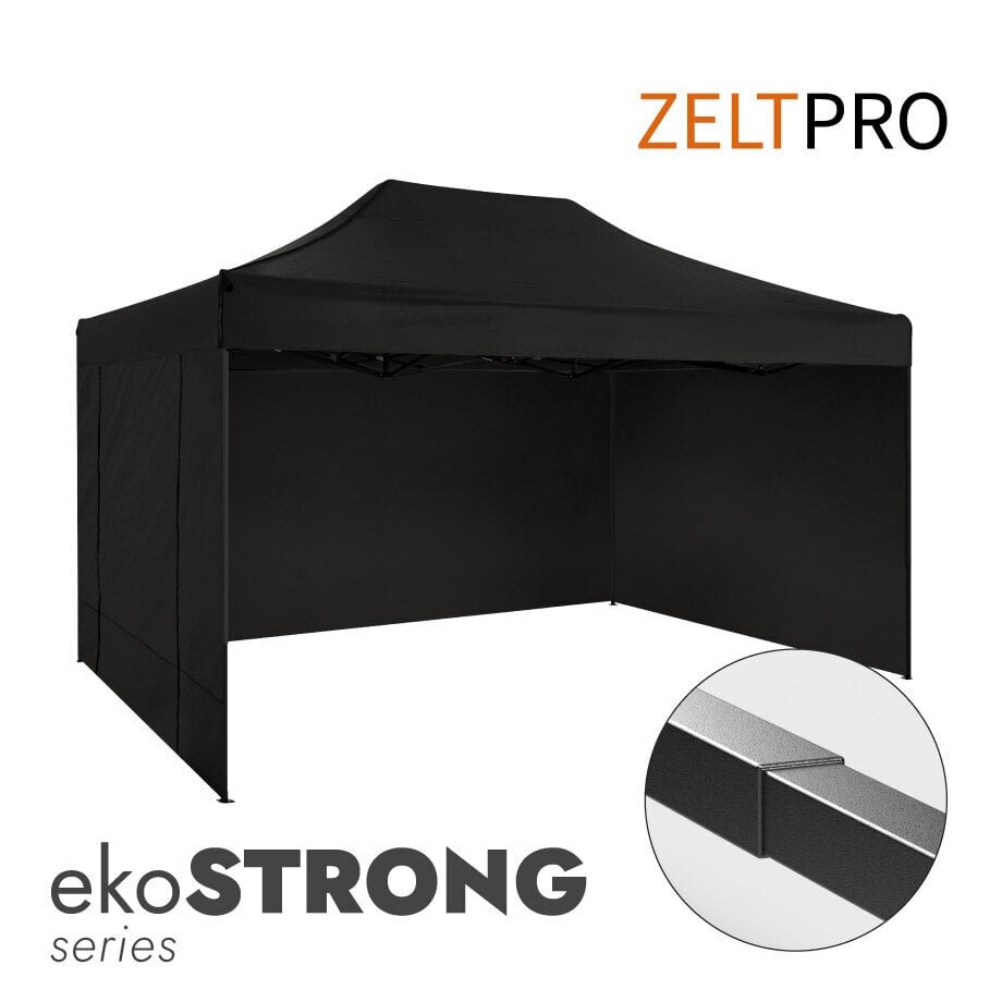 Pop-up telk 3x2 must Zeltpro EKOSTRONG цена и информация | Telgid | kaup24.ee