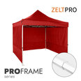 Pop-up telk 2x2 punane Zeltpro PROFRAME