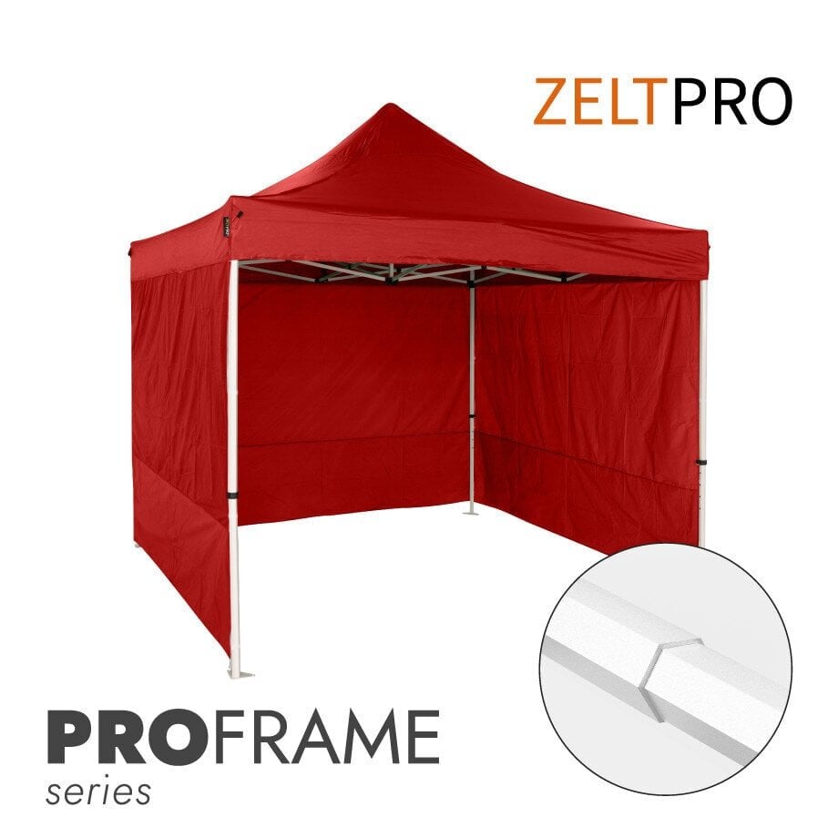 Pop-up telk 3x3 punane Zeltpro PROFRAME цена и информация | Telgid | kaup24.ee