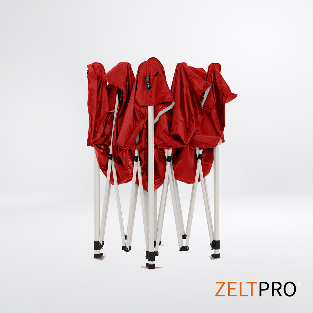 Pop-up telk 3x3 punane Zeltpro PROFRAME hind ja info | Telgid | kaup24.ee