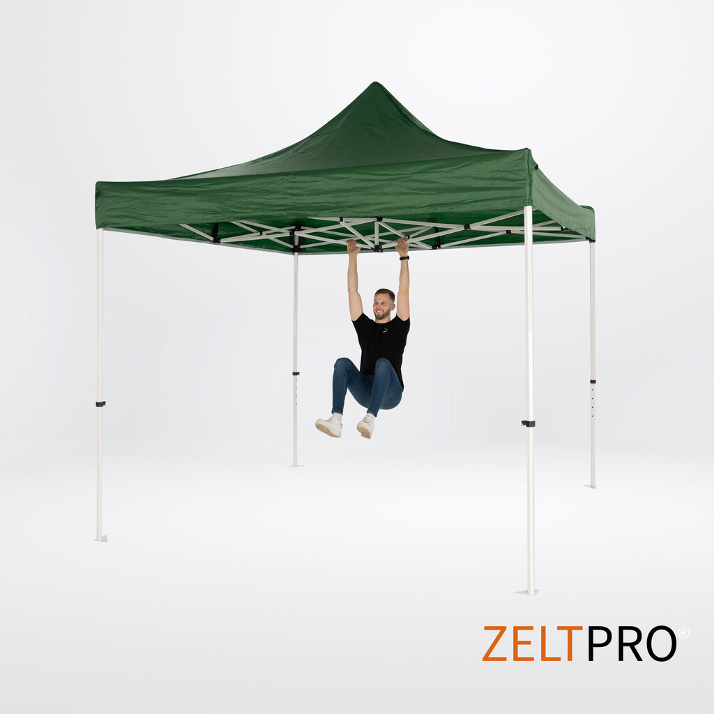 Pop-up telk 3x3 roheline Zeltpro PROFRAME hind ja info | Telgid | kaup24.ee