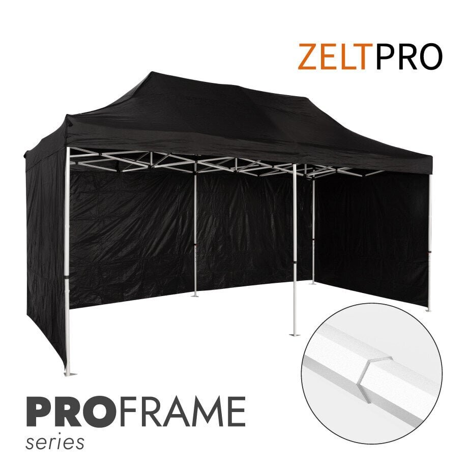 Pop-up telk 3x6 must Zeltpro PROFRAME цена и информация | Telgid | kaup24.ee