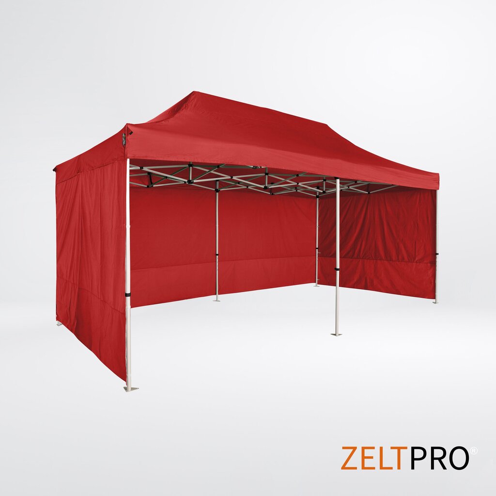 Pop-up telk 3x6 punane Zeltpro PROFRAME hind ja info | Telgid | kaup24.ee