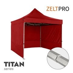 Pop-up telk 3x3 punane Zeltpro TITAAN цена и информация | Палатки | kaup24.ee