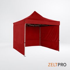 Pop-up telk 3x3 punane Zeltpro TITAAN hind ja info | Telgid | kaup24.ee