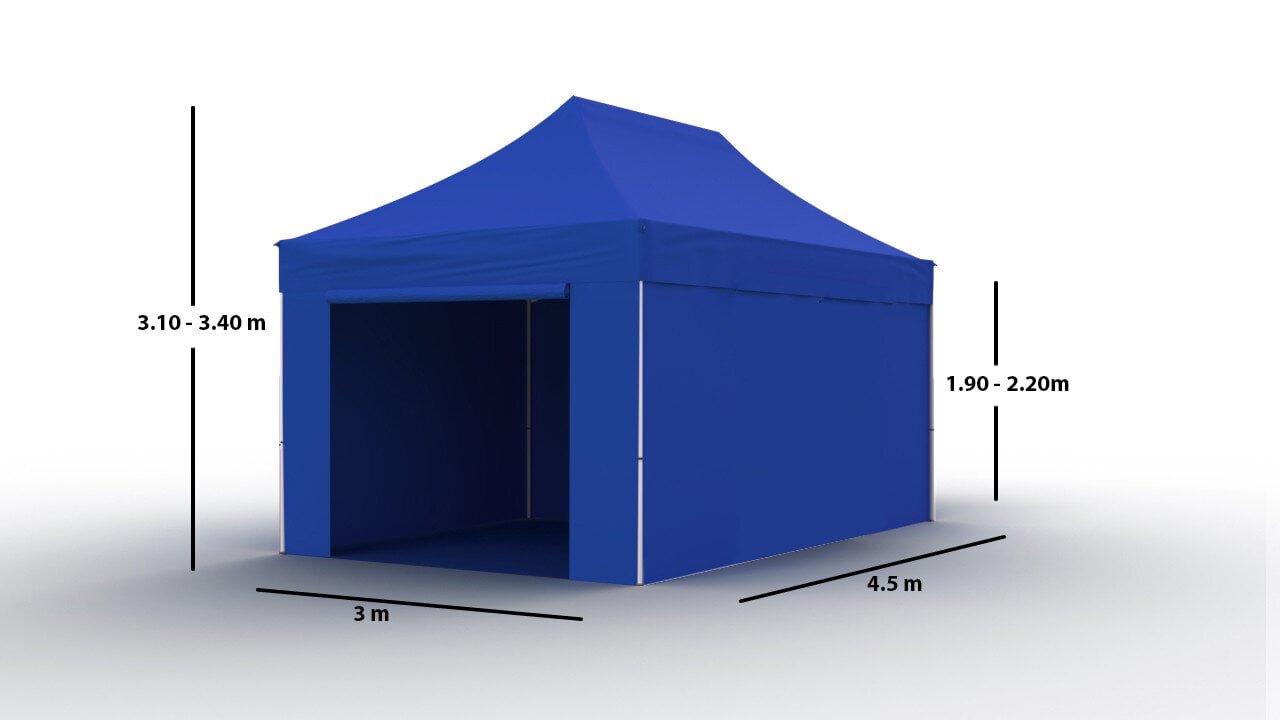 Pop-up telk 3x4,5 sinine Zeltpro TITAAN hind ja info | Telgid | kaup24.ee