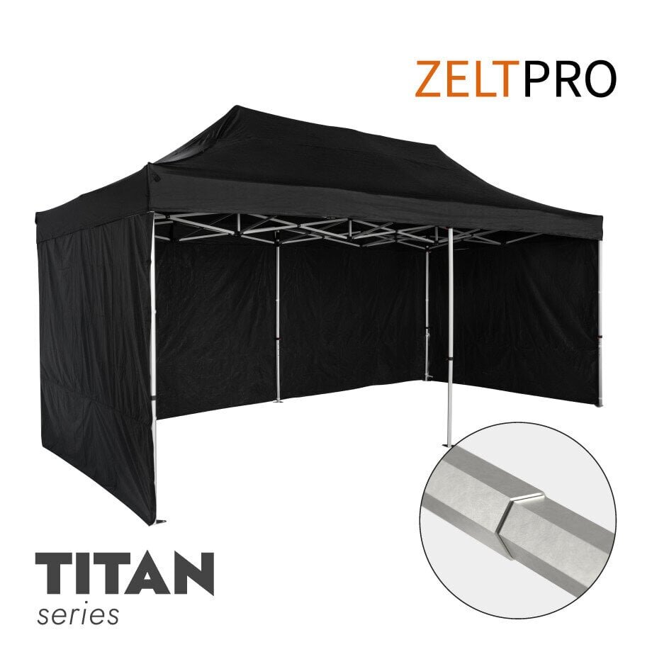 Pop-up telk 4x8 must Zeltpro TITAAN hind ja info | Telgid | kaup24.ee