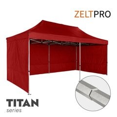 Pop-up telk 4x8 punane Zeltpro TITAAN hind ja info | Telgid | kaup24.ee