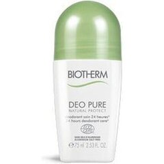 <p>Дезодорант Biotherm Deo Pure Natural Protect содержит ингредиенты природного происхождения. Сертифицирован по стандартам Ecocert. Обогащен алоэ вера, который защищает и успокаивает кожу подмышек.</p>

<p>Дезодорант обеспечивает 24-часовой уход за кожей подмышек.</p>

<p>Активные ингредиенты: экстракт кукурузы, алоэ вера, экстракт апельсина.</p>
 цена и информация | Biotherm Духи, косметика | kaup24.ee