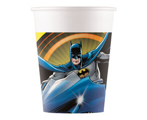 Одноразовые бумажные стаканчики , 200 мл, 8 шт "Batman" 93507 цена и информация | Праздничная одноразовая посуда | kaup24.ee