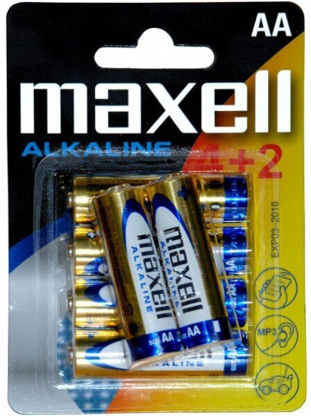 Maxell 790230.04.EU patareid, 6 tk. hind ja info | Patareid | kaup24.ee