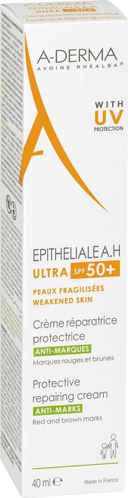 A-Derma Epitheliale A.H Ultra SPF50+ kaitsev paranduskreem, 40ml цена и информация | Näokreemid | kaup24.ee