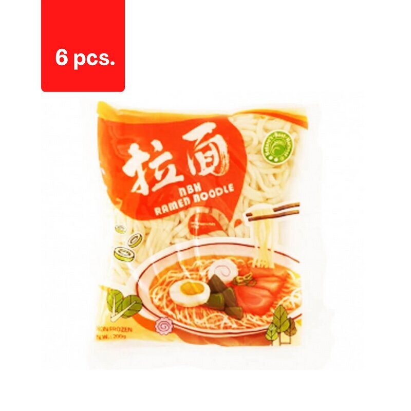 Nuudlid NBH Ramen Nuudlid, 200 g x 6 tk pakett цена и информация | Makaronid | kaup24.ee