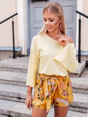 Блузка LLR004, желтая цена и информация | Женские блузки, рубашки | kaup24.ee