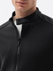 Переходная куртка мужчины Ombre C453 черный цена и информация | Мужские куртки | kaup24.ee