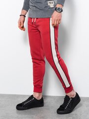 Meeste dressipüksid Ombre P865 punane цена и информация | Мужские брюки | kaup24.ee