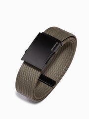 kotiriidest vöö A030 - khaki 5902228128489 цена и информация | Мужские ремни | kaup24.ee