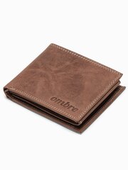 Кожаный кошелек, A092, светло-коричневый цена и информация | Мужские кошельки | kaup24.ee