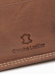 Кожаный кошелек, A092, светло-коричневый цена и информация | Мужские кошельки | kaup24.ee