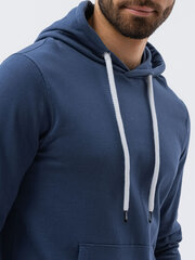 толстовка с капюшоном b1147 - темно-синяя цена и информация | свитер e193 - черный | kaup24.ee