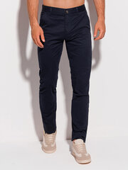 брюки чинос p1245 - темно-синий цена и информация | Мужские брюки | kaup24.ee