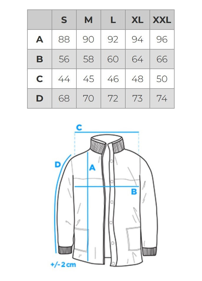 Meeste talveparka jope Ombre C555 tume oliiv hind ja info | Meeste joped | kaup24.ee