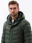 Meeste talveparka jope Ombre C555 tume oliiv hind ja info | Meeste joped | kaup24.ee