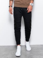 Спортивные штаны, черные. P1087 119878-7 цена и информация | Мужские брюки | kaup24.ee