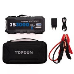 TOPDON Jump starter autodele JS3000 цена и информация | Зарядные устройства | kaup24.ee