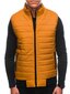 tepitud vest V59 - tumekollane 119910-7 hind ja info | Meeste vestid | kaup24.ee