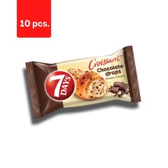 Croissant 7 PÄEVA, šokolaaditükkidega, 55 g x 10 tk. pakett hind ja info | 7 Days Toidukaubad | kaup24.ee