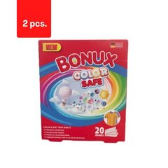 Värvi ja mustust säilitavad BONUX Color Safe salvrätikud, 20 tk. x 2 pakk pakett hind ja info | Pesuvahendid | kaup24.ee