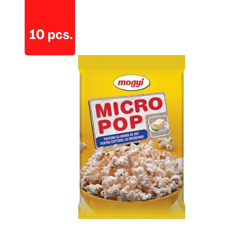 Popping corn MOGYI, võimaitseline, 100 g x 10 tk. pakett цена и информация | Suupisted, krõpsud | kaup24.ee