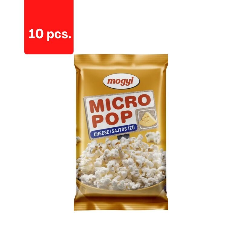 Popcorn MOGYI, juustumaitseline, 100 g x 10 tk. pakett цена и информация | Suupisted, krõpsud | kaup24.ee