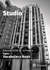 Studio Edexcel GCSE French Higher Vocab Book (pack of 8) hind ja info | Noortekirjandus | kaup24.ee