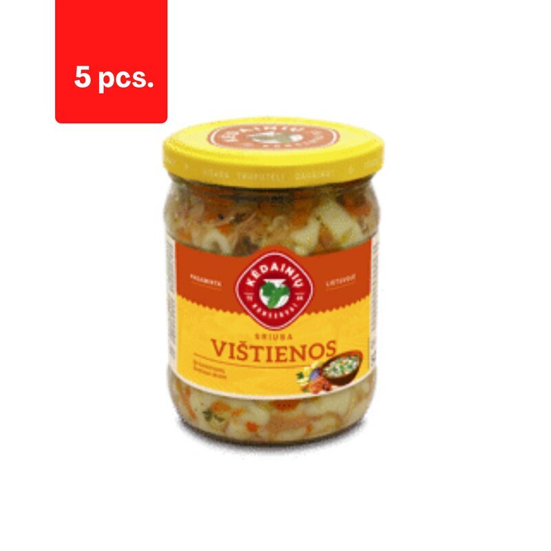 Kanasupp KÄDAINIU, pastaga, 500 g x 5 tk. hind ja info | Supid, puljongid | kaup24.ee