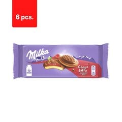 Печенье с начинкой со вкусом малины MILKA Jaffa, 147 г x 6 шт. цена и информация | Сладости | kaup24.ee