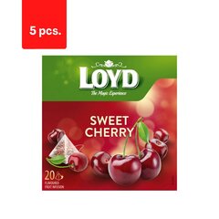 Чай фруктовый со вкусом вишни LOYD, 20 х 2 г х 5 упаковок цена и информация | Чай | kaup24.ee