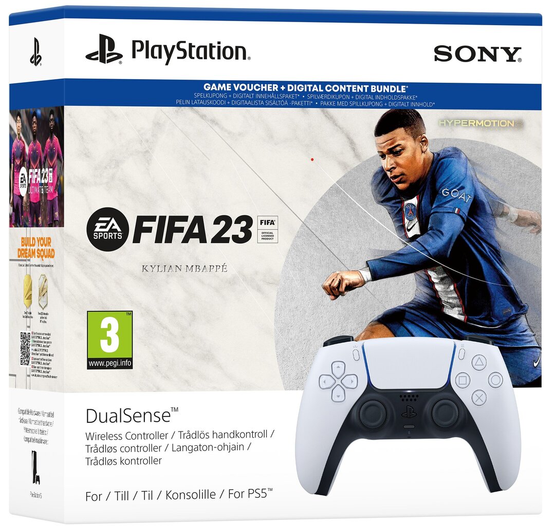 Игровой пульт Sony PlayStation DualSense FIFA 23 bundle беспроводной  контроллер (PS5) цена | kaup24.ee