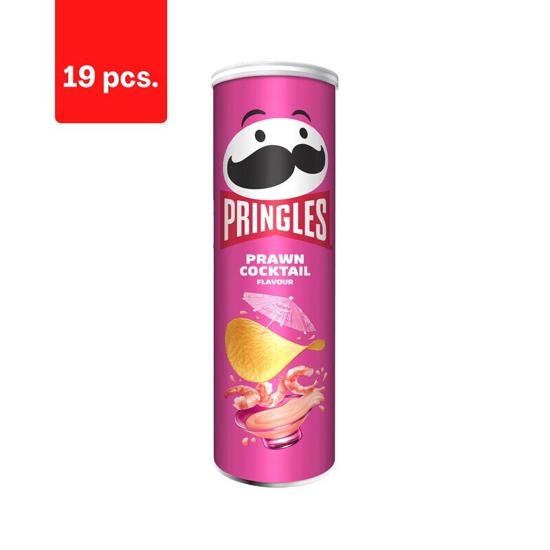 Suupiste PRINGLES krevettide kokteil, 165g x 19 tk. hind ja info | Suupisted, krõpsud | kaup24.ee