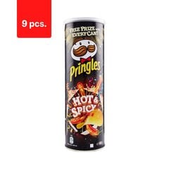 Закуска PRINGLES Hot & Spicy RAL, 165 г x 9 шт. цена и информация | Закуски, чипсы | kaup24.ee