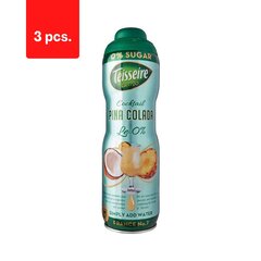 Siirup TEISSEIRE, Pina Colada, ilma suhkruta, 0,6l x 3 tk. hind ja info | Kastmed | kaup24.ee