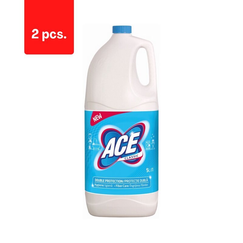 Bleach ACE Hypo Classic, 5 L x 2 tk. hind ja info | Pesuvahendid | kaup24.ee