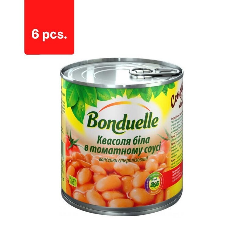 Valged oad tomatikastmes BONDUELLE, 430 g x 6 tk. цена и информация | Hoidised, keedised, konservid | kaup24.ee