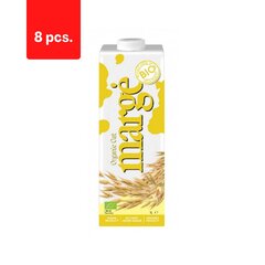 Mahe kaerajook MARGĖ, 1 l, LT-EKO-001 x 8 tk. hind ja info | Piimatooted | kaup24.ee