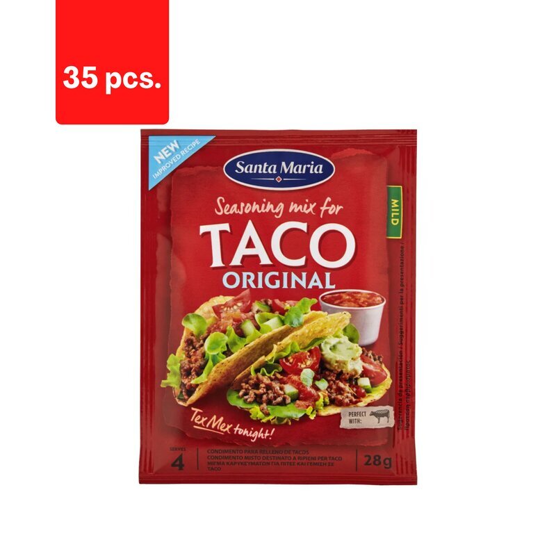 Maitseainesegu SANTA MARIA Taco, 28 g x 35 tk. цена и информация | Vürtsid, vürtsikomplektid | kaup24.ee